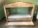 steigerhout junglebed, Ophalen, 85 tot 100 cm, Nieuw, Lattenbodem
