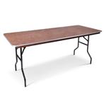 Bankettafel hout met aluminium rand inklapbaar 183 cm, Ophalen of Verzenden, Nieuw