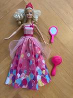 Mattel barbie prinses ballonnen roze jurk kam en spiegel set, Ophalen of Verzenden, Zo goed als nieuw, Barbie