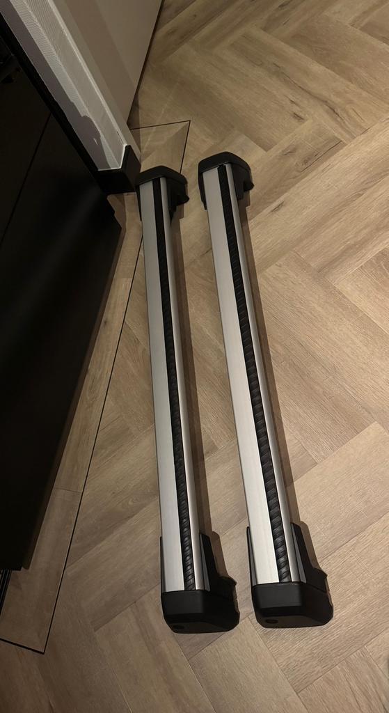 Lastdragers, vleugelprofiel voor rails, Volvo V90, Auto diversen, Dakdragers, Zo goed als nieuw, Ophalen