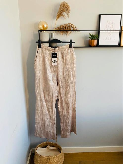 Lange broek/ pantalon/ damesbroek van Zara, maat M/38, Kleding | Dames, Broeken en Pantalons, Nieuw, Maat 38/40 (M), Grijs, Lang