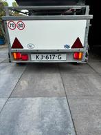 Bagage aanhanger te huur eventueel met dakkoffer, Ophalen, Zo goed als nieuw
