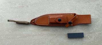 Lederen Peloza Leather Sheath voor vast mes beschikbaar voor biedingen
