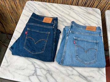 Jeans dames - 5 stuks - Levi’s, Valentino, Mud beschikbaar voor biedingen
