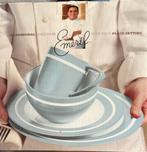 16 delig servies Emeril wedgwood lichtblauw/wit, Huis en Inrichting, Keuken | Servies, Ophalen, Zo goed als nieuw