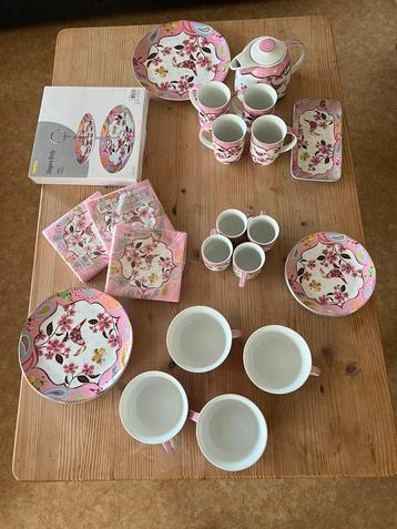 High Tea Serviesset Birdy Collection by Xenos 26-delig beschikbaar voor biedingen