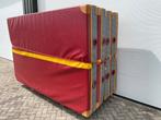 Dikke landingsmat, valmat  grote mat, turnmat, gymmat,, Ophalen, Gebruikt, Groter dan maat 42, Blauw