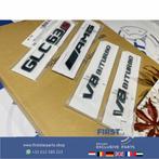 W253 C253 X253 GLC KLASSE GLC63S AMG LOGO SET ZWART 2016-202, Ophalen of Verzenden, Gebruikt, Mercedes-Benz