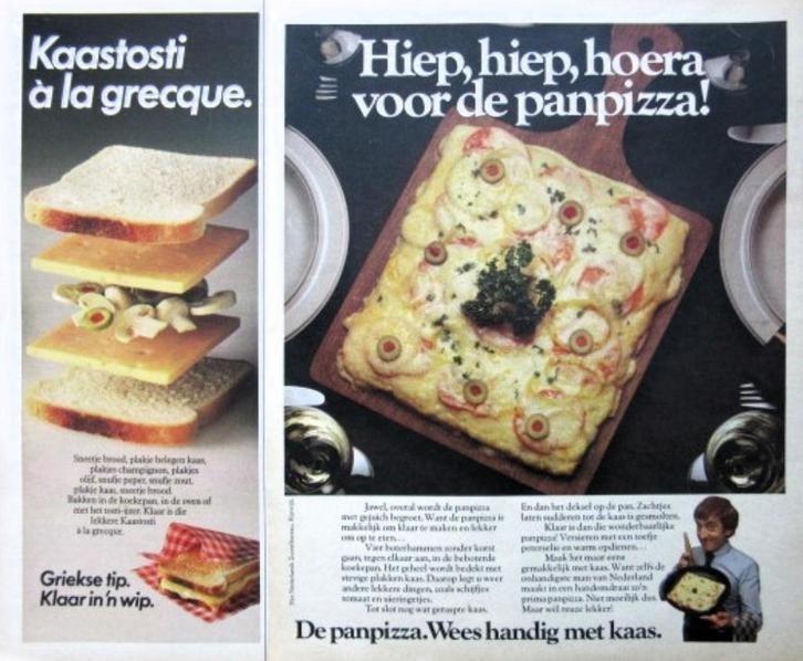 50+ vintage advertenties reclames kaas 69-80 kaastosti Frico, Verzamelen, Merken en Reclamevoorwerpen, Gebruikt, Overige typen