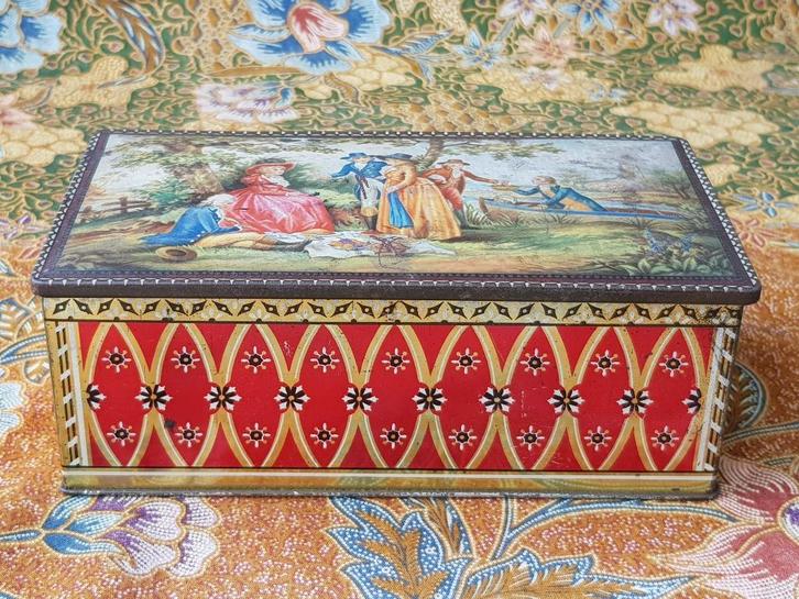Mooi antiek blik uit Engeland van Clarnico London 18,2 cm., Antiek en Kunst, Antiek | Woonaccessoires, Ophalen of Verzenden