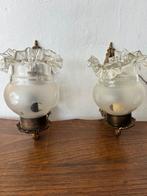 Twee mooie antieke hanglampen, Ophalen of Verzenden