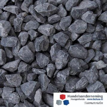 Doornikse kalksteen split antraciet grijze siersplit terras beschikbaar voor biedingen