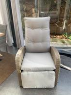2 relax tuinstoelen nieuw Jysk riet met beige kussens, Tuin en Terras, Tuinstoelen, Ophalen, Nieuw, Rotan