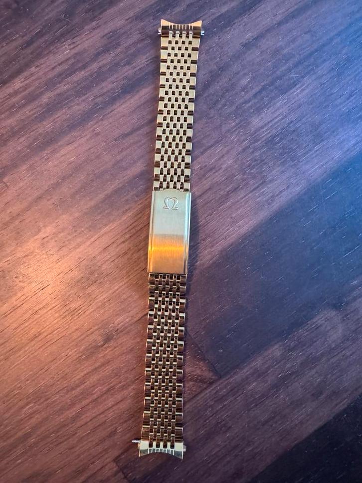 Omega 1502 Stainless Steel Gouden Horlogebandje – Origineel, Sieraden, Tassen en Uiterlijk, Horloges | Dames, Nieuw, Polshorloge