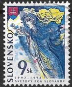 Slowakije 1997 mi.283 WERELDJAAR VAN DE SLOWAKEN nom. 9, Verzenden, Overige landen, Gestempeld