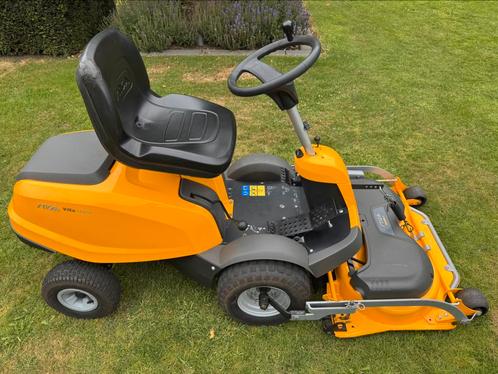 STIGA VILLA 14 HST/ 85 CM COMBI MAAIDEK ZITMAAIER, Tuin en Terras, Grasmaaiers, Zo goed als nieuw, Benzine-grasmaaier, 50 cm of meer