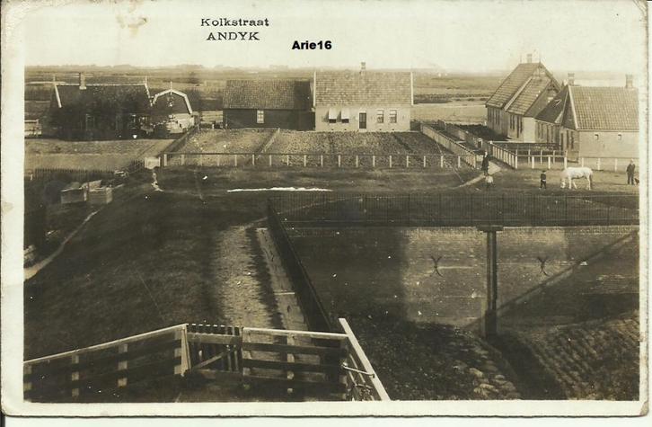 Andijk, Verzamelen, Ansichtkaarten | Nederland, Gelopen, Noord-Holland, Voor 1920, Verzenden