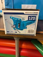 Heuer 120 bankschroef in doos, Doe-het-zelf en Verbouw, Werkbanken, Ophalen of Verzenden, Nieuw, 120 tot 170 cm, Bankschroef