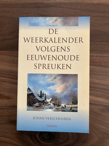 De Weerkalender volgens eeuwenoude spreuken - Verschuuren beschikbaar voor biedingen