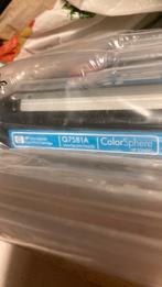 HP Color laserjet print cartridge Q7581A, Computers en Software, Printerbenodigdheden, Ophalen of Verzenden, Zo goed als nieuw