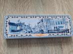 Leuk stroopwafelblik van oud holllands tafereel, Ophalen of Verzenden, Gebruikt, Overige