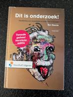 Dit is onderzoek, Boeken, Studieboeken en Cursussen, Ophalen of Verzenden, Zo goed als nieuw, HBO, Ben Baarda