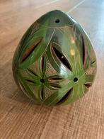 Nicaraguaans Keramiek Windlicht, Huis en Inrichting, Overige materialen, Nieuw, Ophalen of Verzenden, Groen