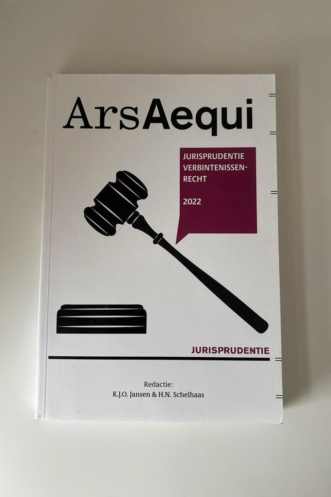 Jurisprudentie verbintenissenrecht 2022, Boeken, Wetenschap, Zo goed als nieuw, Ophalen of Verzenden