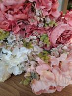 Kunstboeketten pioenroos / hortensia meerdere kleuren, Ophalen of Verzenden, Nieuw, Binnen