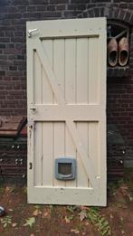 Buitendeur / schuurdeur - retro, Doe-het-zelf en Verbouw, Deuren en Horren, Ophalen, Gebruikt, 80 tot 100 cm, Buitendeur