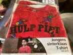T-shirt Hulp Piet maat 104-110, nieuw!, Diversen, Ophalen of Verzenden, Nieuw