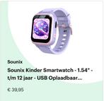 Sounix Kinder Smartwatch - 1.54" - tot 12 jaar, Sieraden, Tassen en Uiterlijk, Horloges | Kinderen, Ophalen of Verzenden, Nieuw