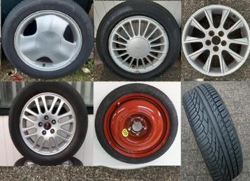 Saab velgen diverse sets 15", 16", 17" Saab 900, 9-3, 9-5 beschikbaar voor biedingen