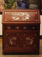 Mooie oosterse secretaire met inlegwerk, Ophalen, Zo goed als nieuw, Oosters