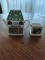 Vintage Theepot en Melkkan Set - Trotts China Shop & V, Antiek en Kunst, Antiek | Keramiek en Aardewerk, Ophalen of Verzenden
