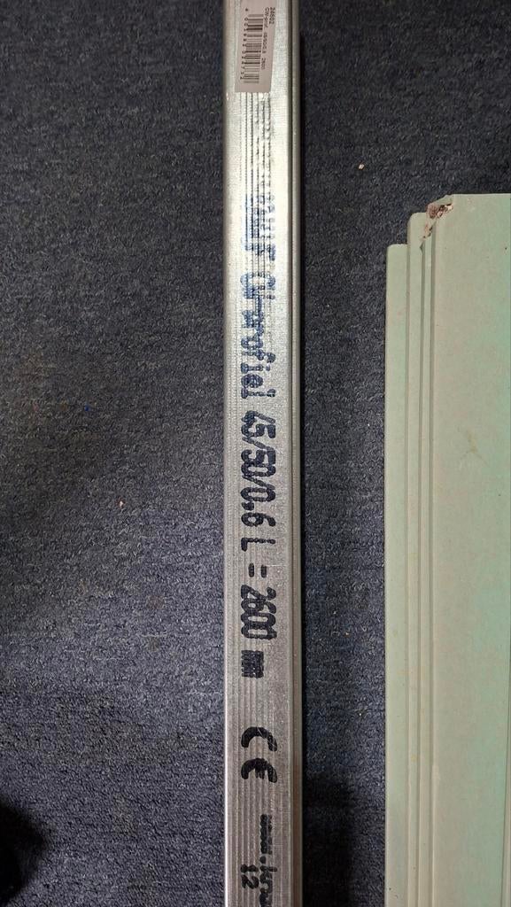 8 aluminium profielen, Doe-het-zelf en Verbouw, Metalen, Ophalen, Nieuw, Aluminium