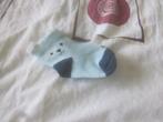 Nw sokjes blauwtinten/wit berensnoetje met oortjes 3/6 mnd, Kinderen en Baby's, Babykleding | Schoentjes en Sokjes, Ophalen of Verzenden