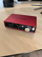 Focusrite Scarlett Audio Interface, Muziek en Instrumenten, Ophalen of Verzenden, Zo goed als nieuw, Minder dan 5 kanalen, Microfooningang