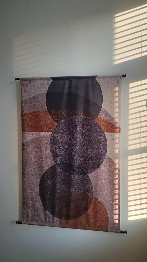 Mooi wandkleed met abstract design, Huis en Inrichting, Woonaccessoires | Wanddecoraties, Gebruikt, Ophalen