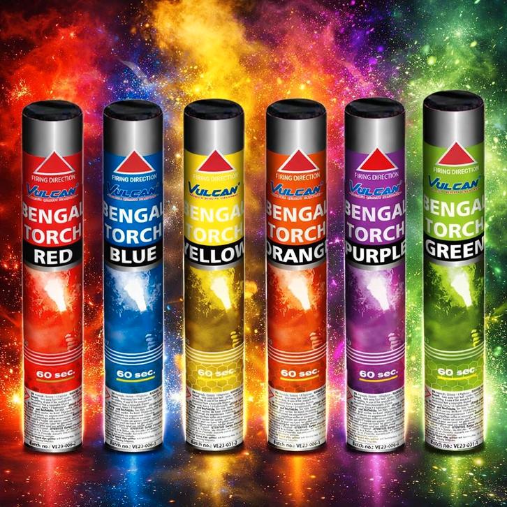 Bengalen Fakkels cat1 vuurwerk, Hobby en Vrije tijd, Feestartikelen, Nieuw, Feestartikel, Overige, Ophalen