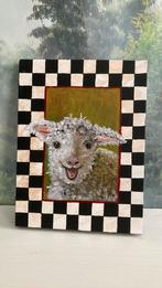 Schattig lammetje schilderij, Ophalen of Verzenden