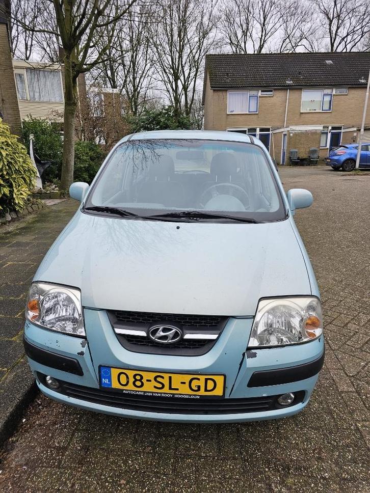 Hyundai Atos 1.1 Automaat 2006 Blauw, Auto's, Hyundai, Particulier, Atos, Airbags, Airconditioning, Alarm, Centrale vergrendeling