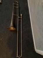 Oude trombone, Muziek en Instrumenten, Blaasinstrumenten | Trombones, Gebruikt, Ophalen