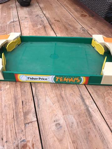 Fisher-Price Tennis Tafel - Vintage Speelgoed 60x29cm beschikbaar voor biedingen