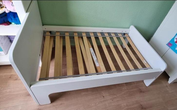 Kinderbed complete (growing bed and mattress), Kinderen en Baby's, Kinderkamer | Bedden, Gebruikt, 85 tot 100 cm, Ophalen