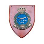 Wapenschild Vliegbasis Gilze Rijen Koninklijke Luchtmacht, Ophalen of Verzenden, Luchtmacht, Nederland, Embleem of Badge