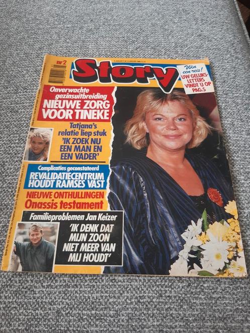 Story 1989. Nr. 2. Tineke de Nooy. BZN. Tatjana Simic. Flodd, Verzamelen, Tijdschriften, Kranten en Knipsels, Tijdschrift, 1980 tot heden