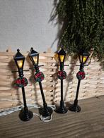 Lemax straatlantaarns set kerstdorp kersthuisjes, Diversen, Ophalen of Verzenden, Zo goed als nieuw