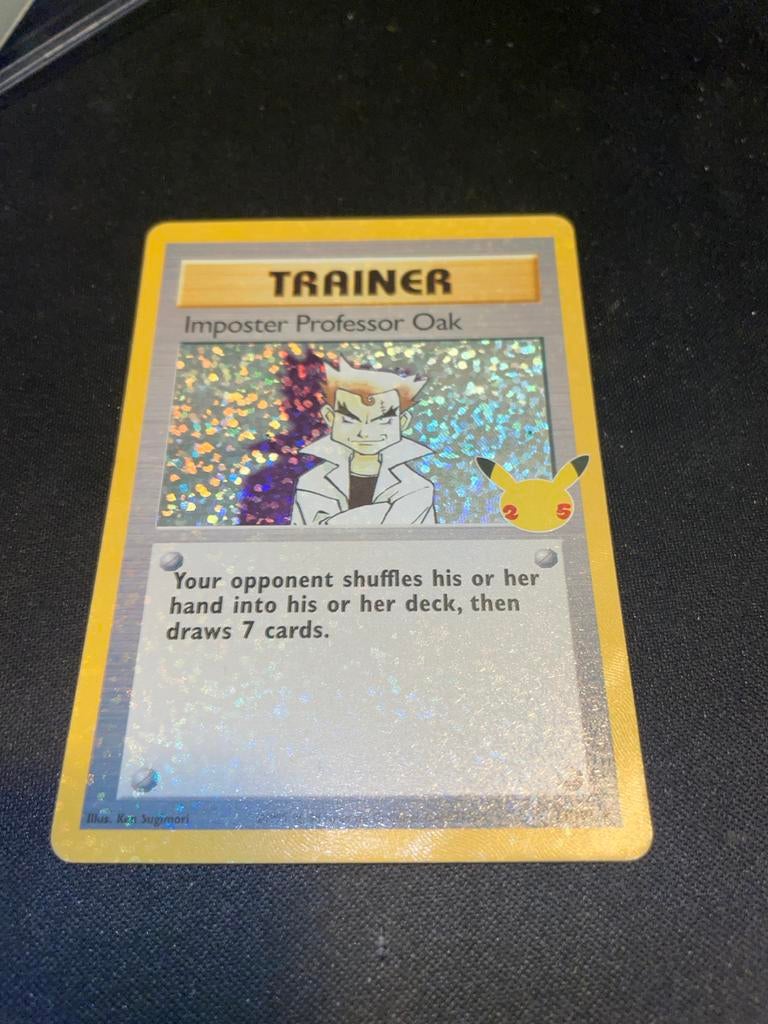 Pokemon kaart - Imposter Professor Oak - Trainer, Ophalen of Verzenden, Gebruikt, Losse kaart