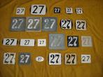 oud emaille huisnummer 27 ook 28 29 30 31 32 33 34 35 36 37, Antiek en Kunst, Ophalen of Verzenden